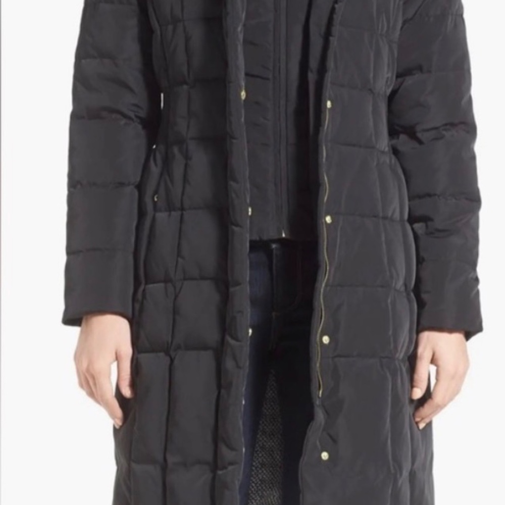 Cole Haan Medium Puffer Long Coat NAVY *and* BLACK Size M - Picture 7 of 7